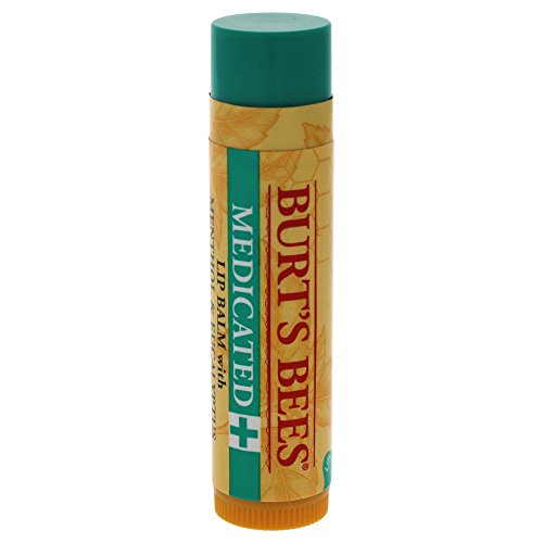 Burt's Bees Medicated Lip Balm with Eucalyptus and Shea Butter, 0.15 oz