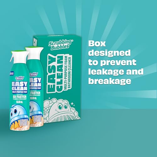Scrubbing Bubbles Easy Clean Foaming Bathroom Cleaner, 13.58 Oz (Pack of 2)