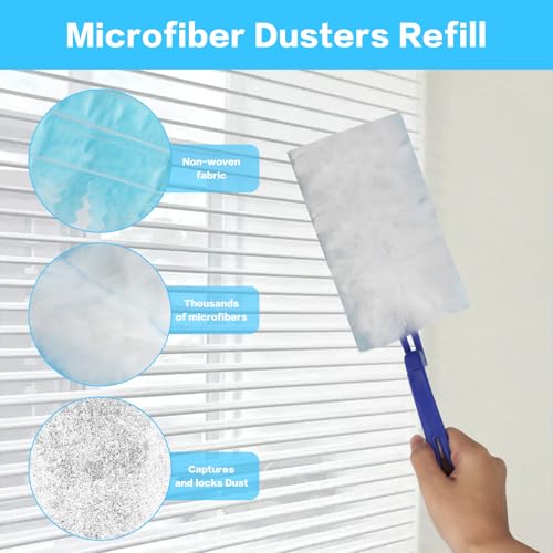 20 Heavy Duty Swiffer Duster Refills for Cleaning Surfaces