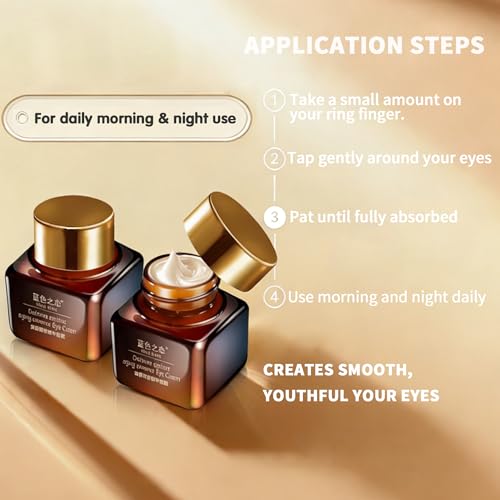 BLUE LOVE Eye Cream for Puffiness, Dark Circles & Fine Lines - 0.71 oz