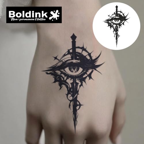 Boldink Eye of the Holy Sword Semi-Permanent Temporary Tattoo