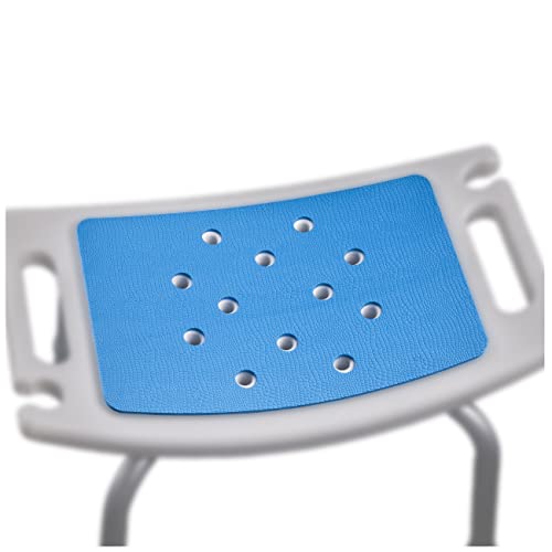MINIVON Non-Slip Shower Stool Mat with Adhesive Backing - Waterproof & Quick Dry