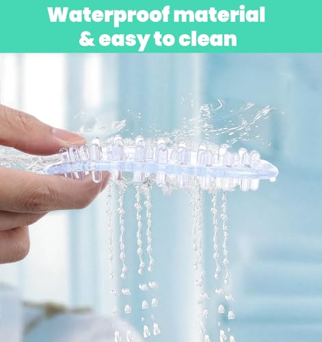Clear Plastic Soap Dish - 2 Pack Draining Soap Saver for Bathroom & Kitchen