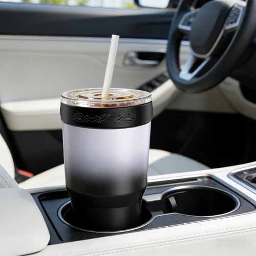 30oz Silicone Tumbler Ring Sleeve for YETI/RTIC - Black