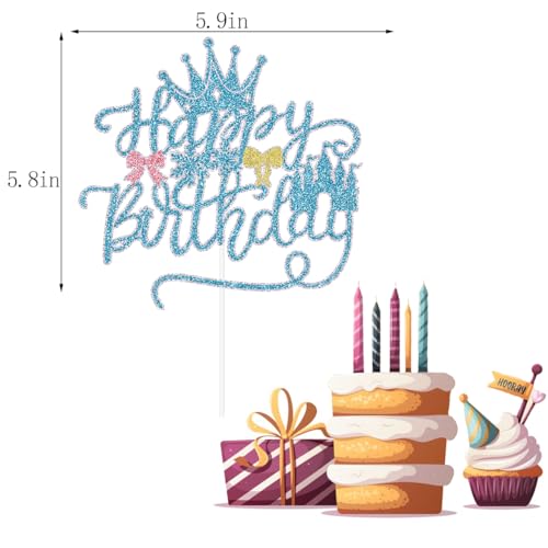 Glitter Castle Cake Topper for Birthday & Baby Showers