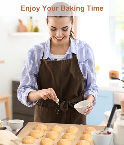 Non-Stick Unbleached Parchment Paper Sheets, 9x13in - 70 Heavy Duty Liners