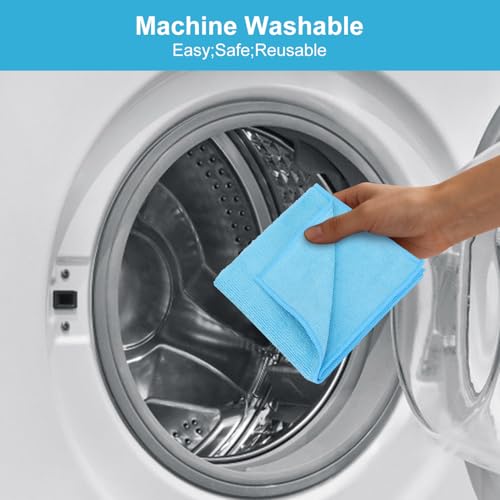 BeiLan Microfiber Cleaning Cloths, 12"x12" Assorted Towels - 24 Pack