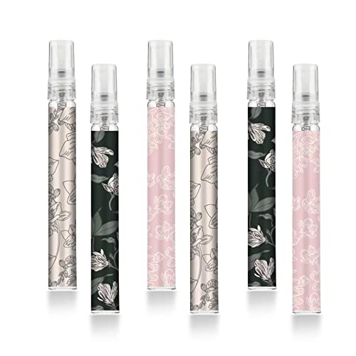 Facewegen 6 Pcs Portable Travel Refillable Perfume Atomizer 10ml