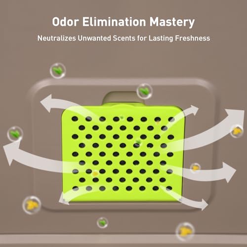 EKO Trash Can Deodorizer Filter Refill - 4-Pack, Universal Fit