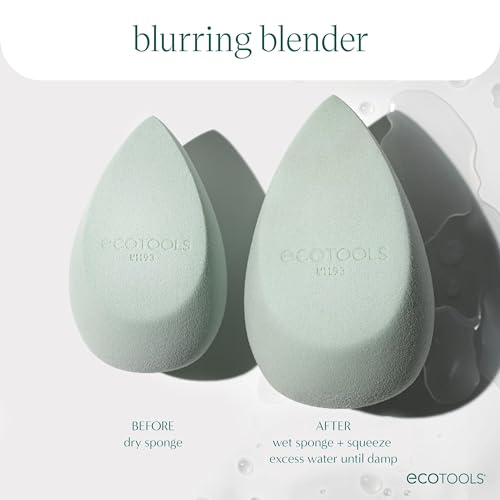EcoTools Blurring Blender Makeup Sponge, 2-Sided Foundation Sponge