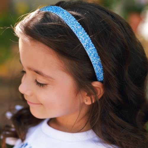 CUBACO Glitter Headband for Women and Girls - Sparkle Hair Band with Teeth