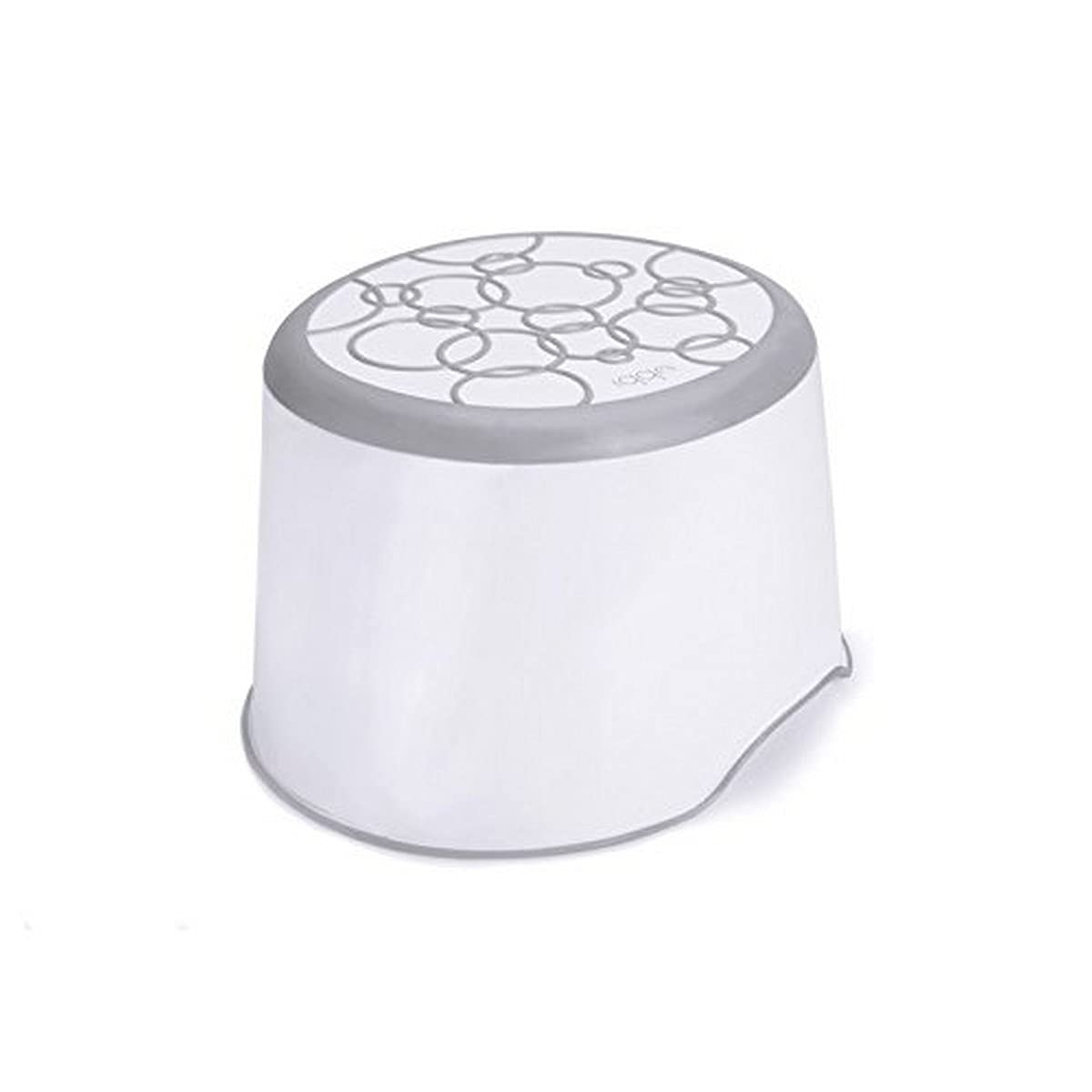 Ubbi Step Stool for Kids - Slip-Resistant Toddler Potty Training Stool with Soft Grip - Gray