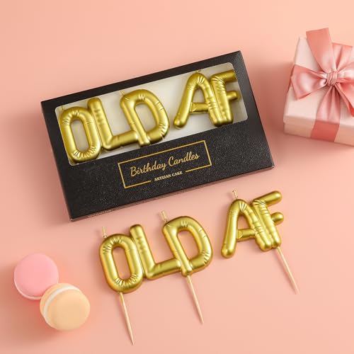Old AF Birthday Candle - Comedic Long-Burning Cake Decoration