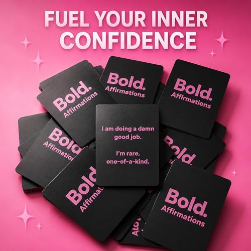 Badass Affirmation Cards for Women - 100 Motivational Cards