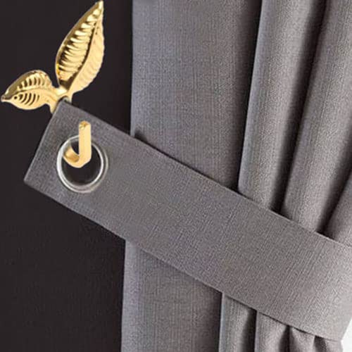 Vintage Leaf Curtain Holdbacks - 2Pcs Multifunctional Wall Hooks