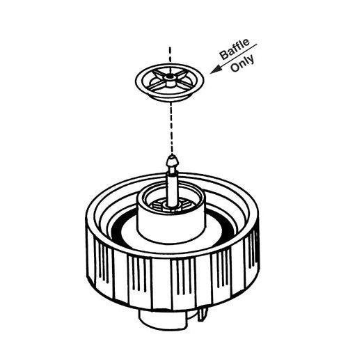 Jiffy Steamer 0027C Check Valve Cap Replacement Baffle - 3 Pack
