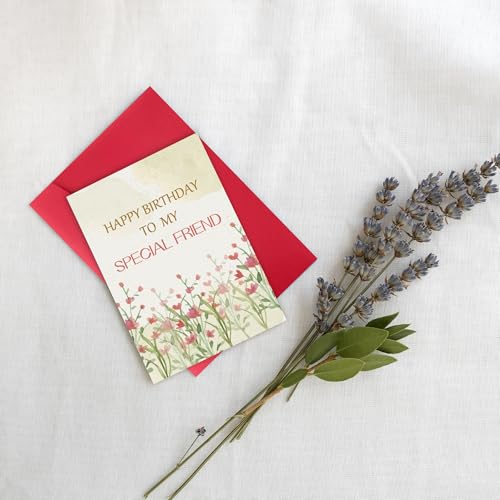 Thoughtful Birthday Card for Best Friends & Special Women
