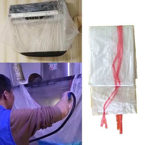 Disposable Air Conditioner Cleaning Bags - 2 Pack Waterproof Cover