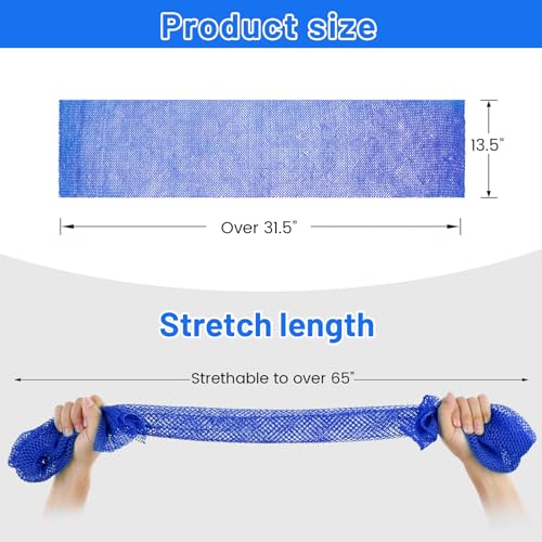 ZOCY African Exfoliating Net Sponge Body Scrubber - Blue