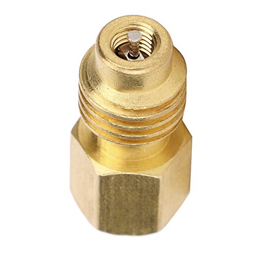 R134A Air Conditioner Adapter 1/4 SAE Female to 1/2 ACME Male Brass Connector