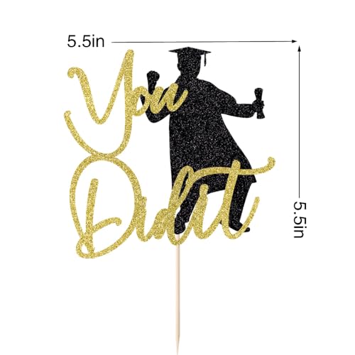 You Did It Graduation Cake Topper - Congrats Grad 2025 Decor