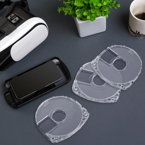 Copkim 10 Pack Clear DVD Cases for PSP Game Disc Storage