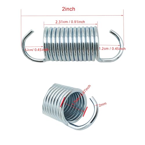 2-Inch Recliner Chair Spring Mechanism Replacement | Pack of 2