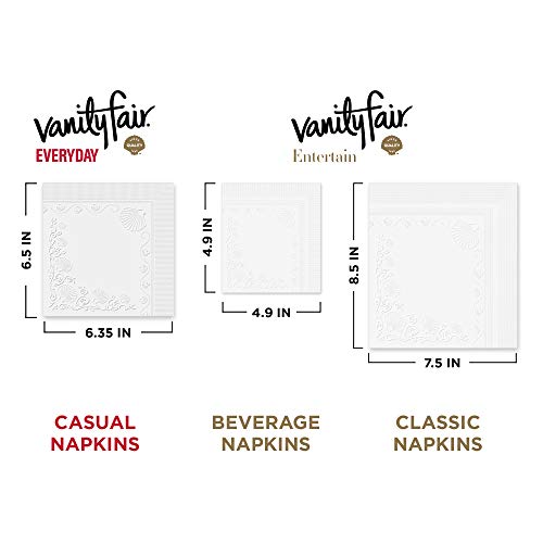 Vanity Fair Everyday 200 Count 2-Ply Disposable Napkins