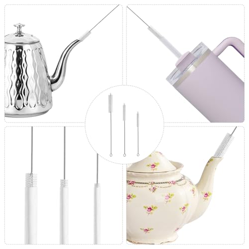 18-Piece Straw Cleaner Brush Set, Extra Long Stainless Steel Straw Brushes