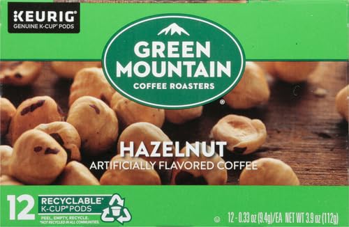 Green Mountain Hazelnut Light Roast K-Cup Pods - 12 Count
