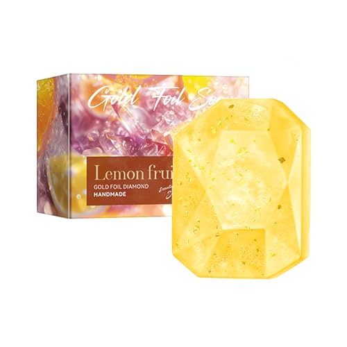 Lemon Essential Oil Handmade Soap Moisturizing Body Bath Bar