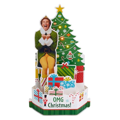 Pop-Up Christmas Card with Sound - Buddy the Elf Display