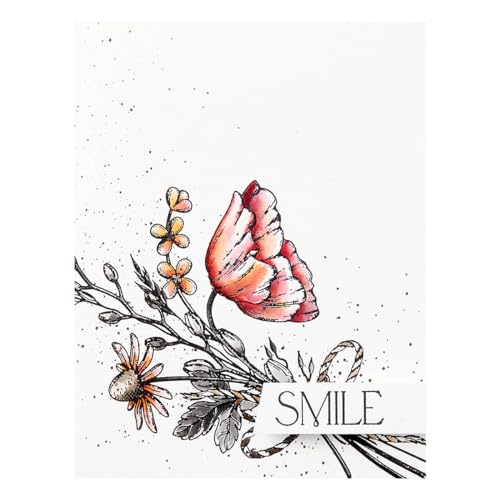 Spellbinders BP-104 A Friend Like You Bouquet Press Plate from The Pressed Posies Collection