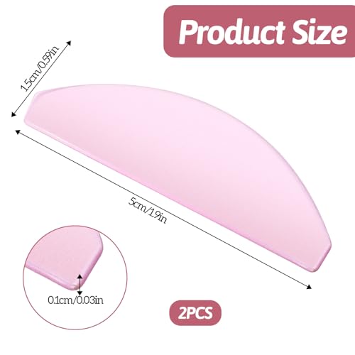 Exircy Glueless Lash Lift Pads 1mm Thin Flat Shields Pink