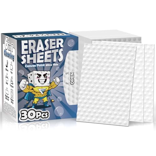 30 Pack High-Density Melamine Foam Cleaning Pads - No Detergent Needed