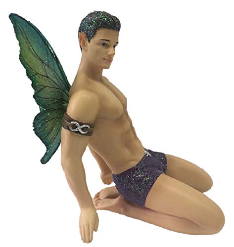 Whimsical Fairy Ornament - 6 Inch Resin Holiday Decoration with Detailed Fantasy Design
