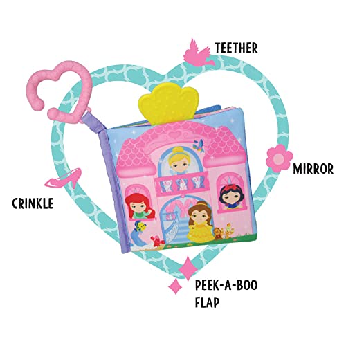 Disney Princess Soft Book with Teether Toy for Babies