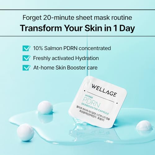 WELLAGE Hyper PDRN One-Day Kit 2ea - Korean Salmon DNA Skin Care Serum