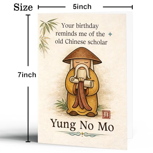 Funny Birthday Card for Him/Her - Old Age Humor BK-016