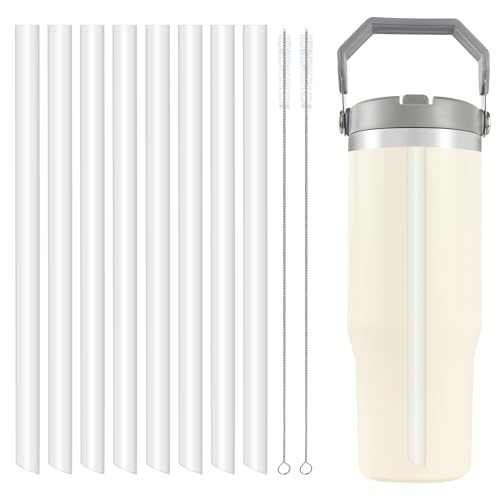 Clear Replacement Straws for Stanley IceFlow Tumblers - 8 Pack