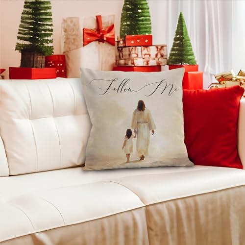 Christian Decorative Pillow Covers 18x18 - Cotton Couch Covers