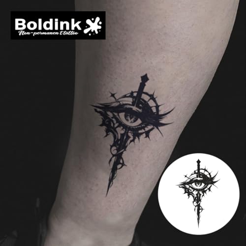 Boldink Eye of the Holy Sword Semi-Permanent Temporary Tattoo