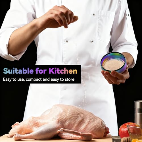 2-Inch Colorful Spice Grinder - Compact Manual Kitchen Tool