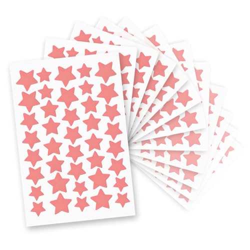 Kootinn Star-Shaped Acne Patches 480 Pack - Hydrocolloid Pimple Stickers with Tea Tree & Salicylic Acid