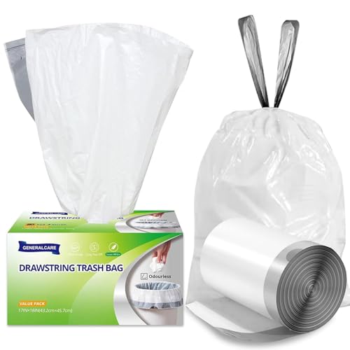 4 Gallon Small Trash Bags - 105 Count, Tear-Resistant & Leak-Proof