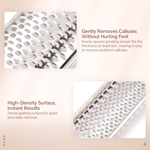 KAZIPOP Colossal Stainless Steel Foot Rasp & Callus Remover