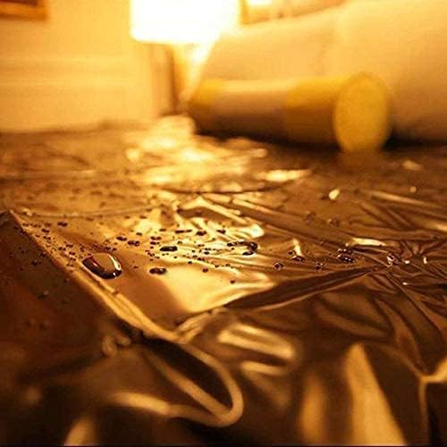Etoohy Waterproof PVC Mattress Sheet King - Hypoallergenic Black