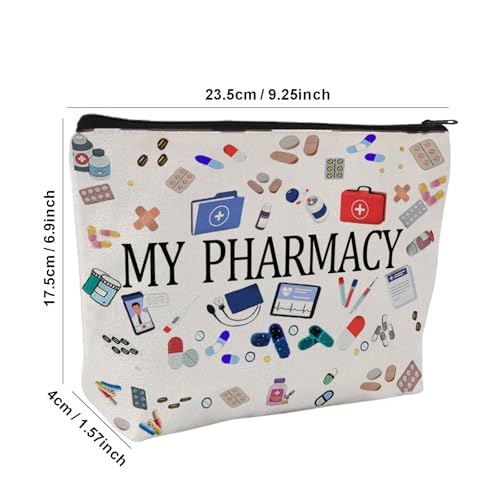 ZOCIGIFTS Travel Makeup Bag - Vibrant Print Cosmetic Pouch & Organizer
