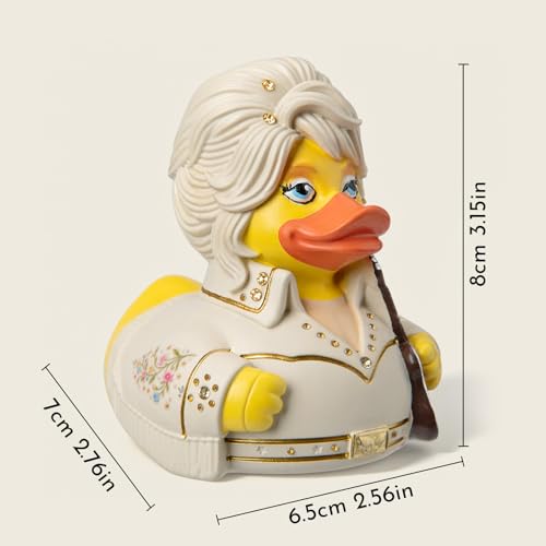 Dolly Duck Figurine - White Jumpsuit Decorative Collectible