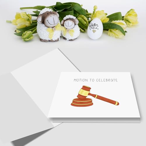 Nchigedy Funny Law School Graduation Card - Variation #5, Gavel Congrats for Passing the Bar